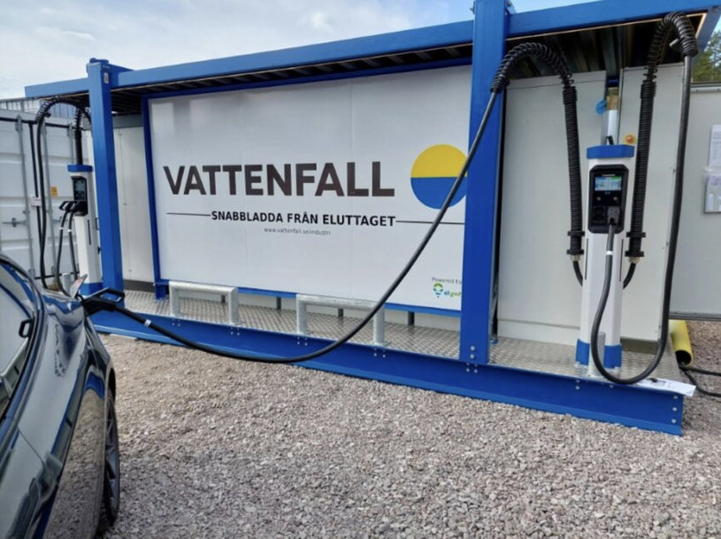 VATTENFALL PLACERAR MOBIL SNABBLADDSTATION I SÖDERKÖPING